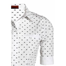 Amandine White/black dots