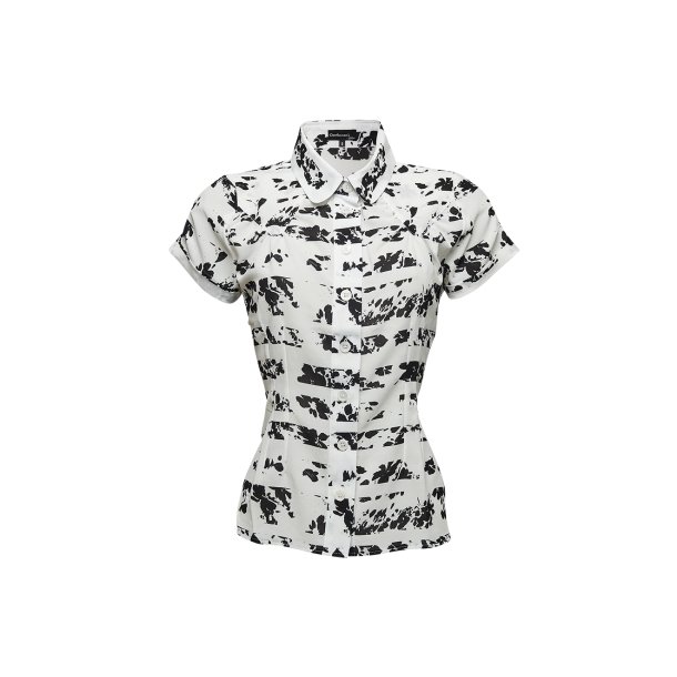 Catalina White/Black foto Crepe