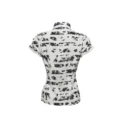 Catalina White/Black foto Crepe