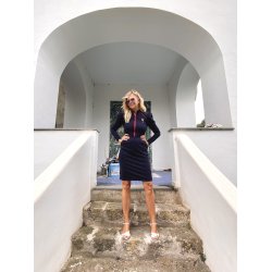 Raquel French Navy/Red