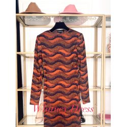 Whitney Bronze/Navy Zig-Zag