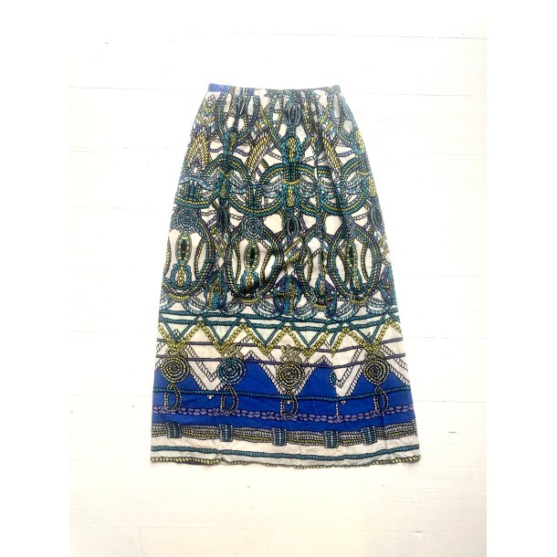 VINTAGE PRINT  MAXI  SKIRT