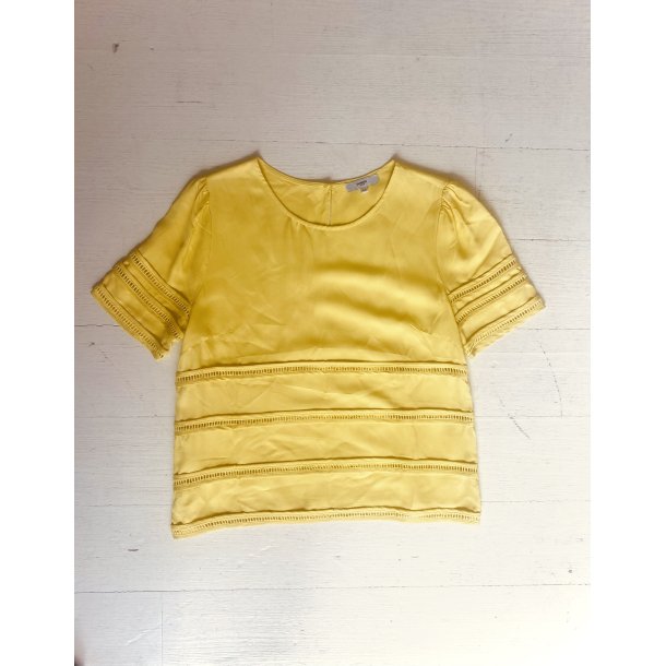 Yellow silk blouse Suncoo