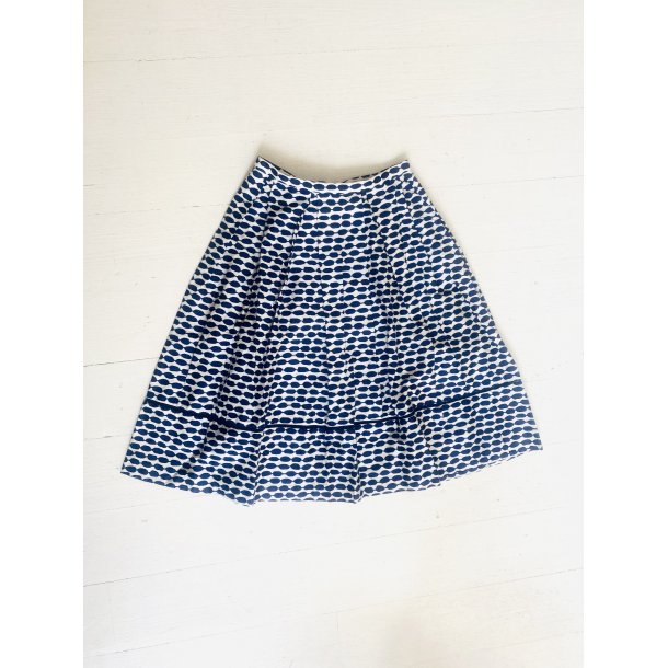 Blue/White cotton skirt