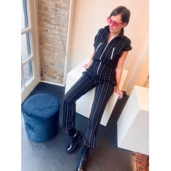 Hudson Black/White Pinstripe 6126