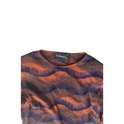 Whitney Bronze/Navy Zig-Zag