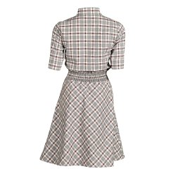 Penelope 000700 Grey/red check 5938 