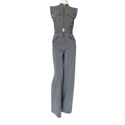 Kontiki Legs Blue Stripe Denim