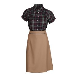 6018 Ruby Beige Camel/Navy